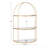 Orosi 3 Piece Arch Accent Shelf