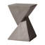 Table d'appoint Analu Modern Fiberstone avec piédestal torsadé-2017528066