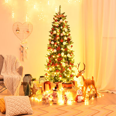 72' H Lighted Artificial Fir Christmas Tree