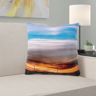 Coussin coucher de soleil