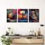 3 Piece Wrapped Canvas Print