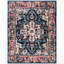 Tapis bleu marine / rouge Sechovicz-815139781