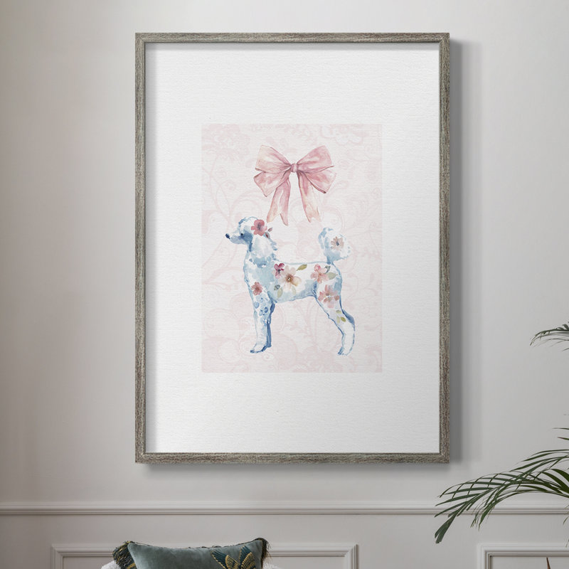 Frilly Lily Framed Print - Solid Wood