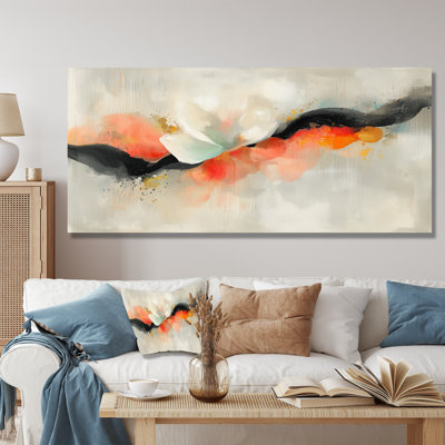 «Emotion Pulse Of Volcano», encre liquide abstraite