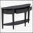 Modern Curved Console Table with Multiple Storage Options for Various Rooms-874089246