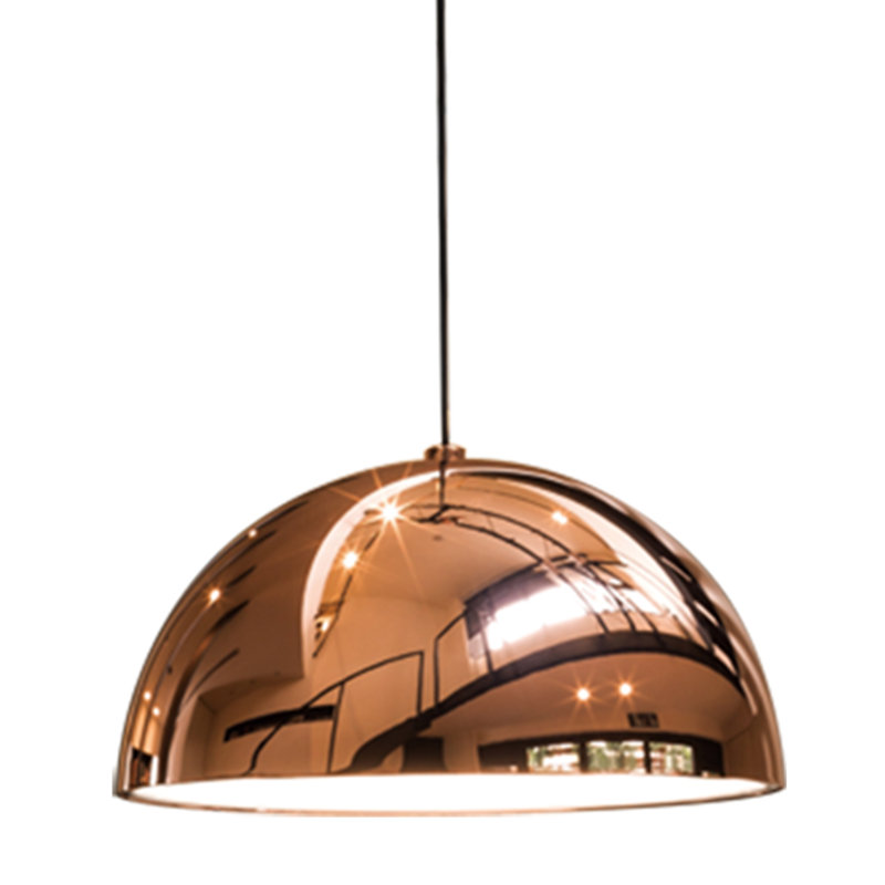 Dome 1 - Light Pendant, Copper, 78.7" H x 19.7" W x 19.7" D