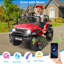 Voiture Alex 24V avec télécommande, voiture électrique pour tout-petits, 2 moteurs puissants de 100 W, ressorts de choc, vitesses rapides / lentes, conduite / marche arrière, éclairage à DEL et musique, klaxon et Bluetooth-117504276
