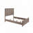 Wooden Panel Platform Bed