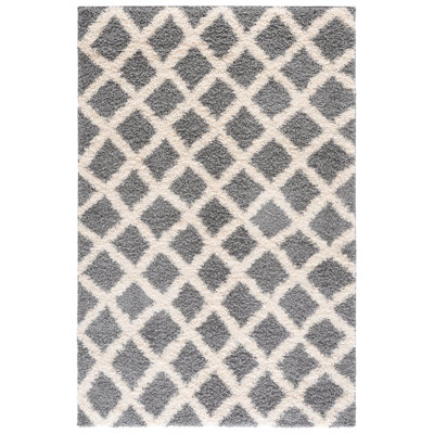 Arsheq Shag Performance Geometric Rug