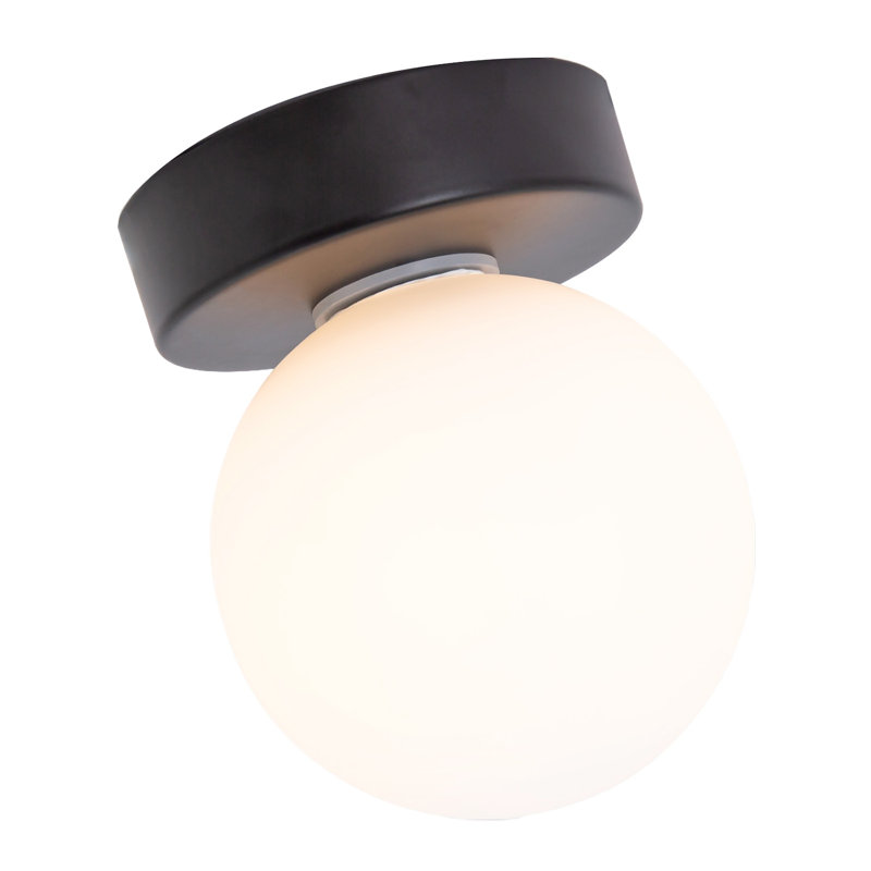 Glass Semi Flush Mount