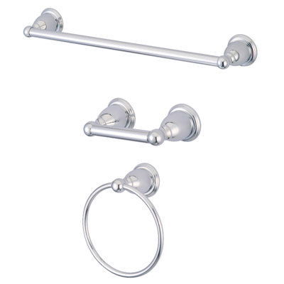 Kingston Brass Heritage 3-Piece Bathroom Hardware Set