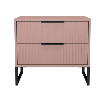 Chaelynn 58cm W Manufactured Wood Bedside Table