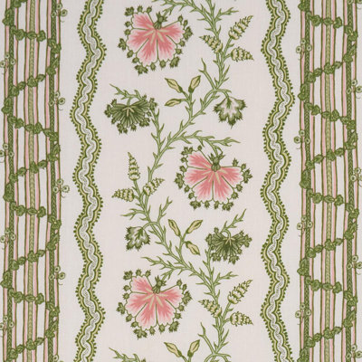 Parvati Floral Stripe Fabric