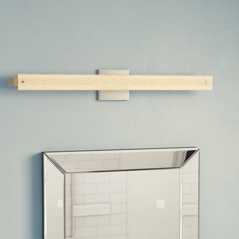 Carlotte Dimmable Bath Bar, Brushed Nickel