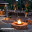 Torche de jardin en acier inoxydable 32 po