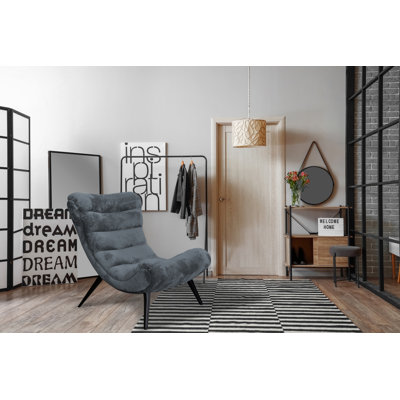Owlswick Upholstered Swivel Slipper Chair