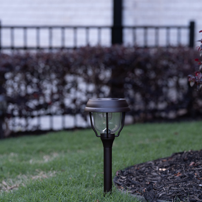 Bronze Solar Powered LED Pathway Light Set of 2