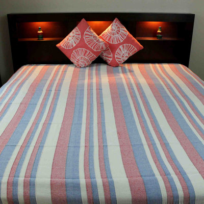 100% Cotton Striped Flat Sheet