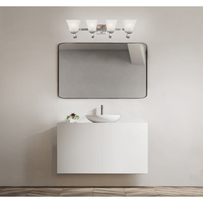 Éclairage pour meuble-lavabo en nickel satiné Bendigo