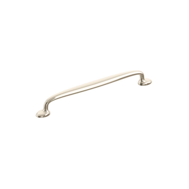 Schaub Avenue Cabinet Pull, 8", Polished Nickel