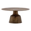 Golbez Cast Aluminum Coffee Table, Antique Brass