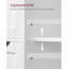 Armoire de rangement Manhattan Floor, armoire autoportante, avec 4 tiroirs, tablette ajustable-64361596-47042155