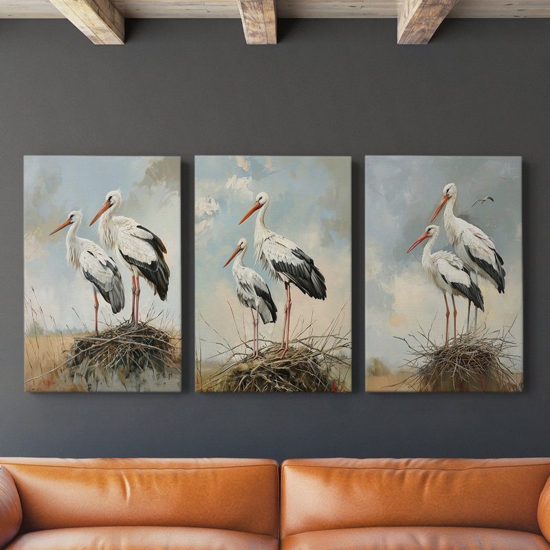 Série Sea and Shore XL - Ensemble de toiles tendues avec châssis Premium - Prêt à être accroché