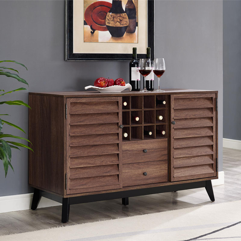 Merced Bar Cabinet, Walnut