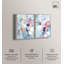 pastel dream set Canvas Print Blue Abstract Wall Art Set by Art Remedy, Silver Frame, 16 x 24-1712984648-1712984642