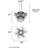 Zapata 12 - Light Dimmable Tiered Chandelier-111941720-111941730