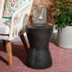Zenni 12.2'' Concrete Outdoor Side Table