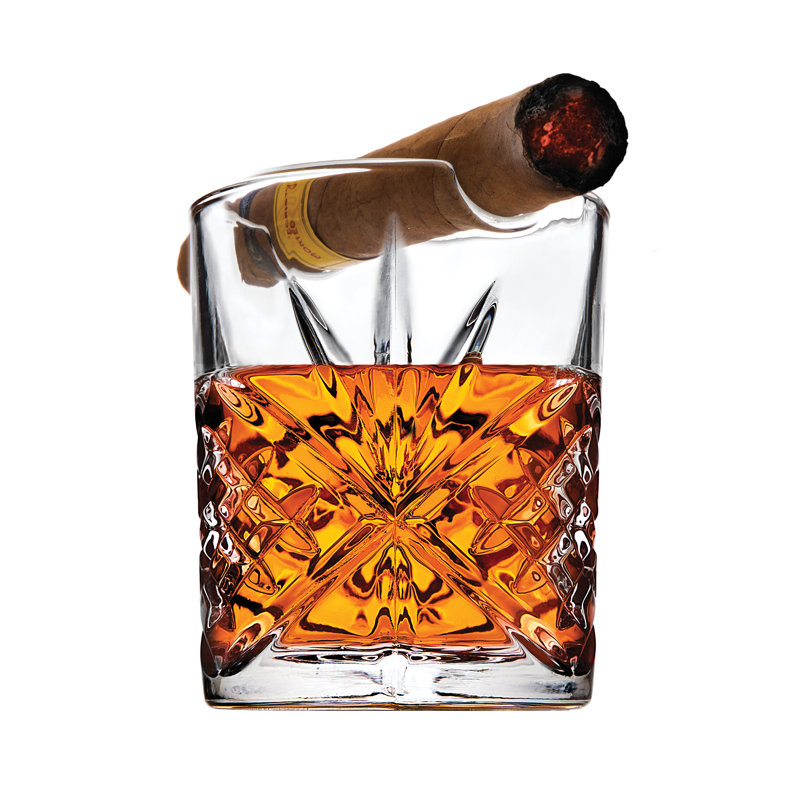Cigare Dublin en cristal double à l'ancienne