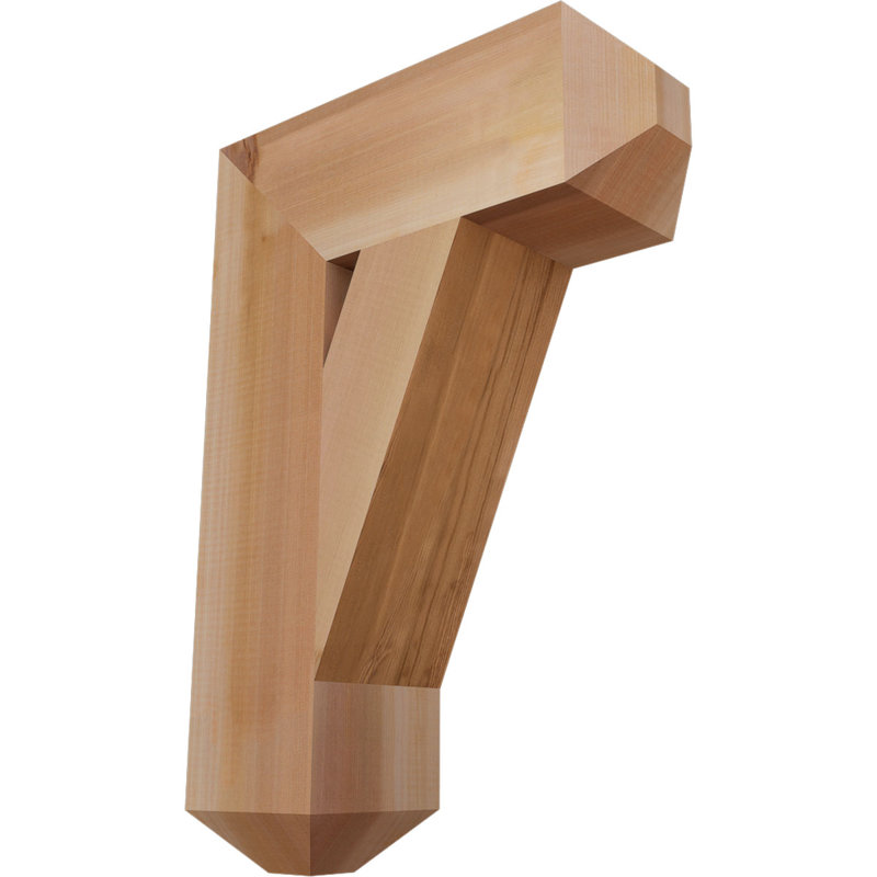 Support pour artisan traditionnel, H 26 po x l 5,5 po x P 18 po, Cèdre rouge de l'Ouest (lisse)