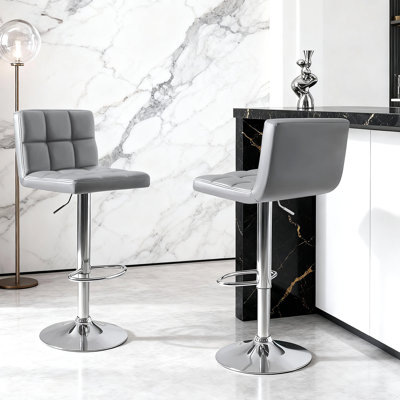 Stallcup Swivel Adjustable Height Bar Stool