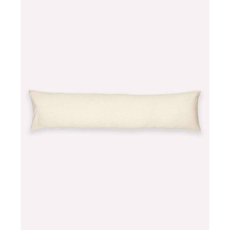 Interlock Lumbar Pillow Cover & Insert, White/Spruce, 16''H x 26''W x 3''D