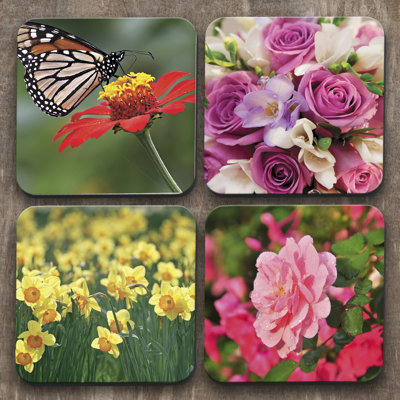 Cork Square 4 Piece Coaster Set