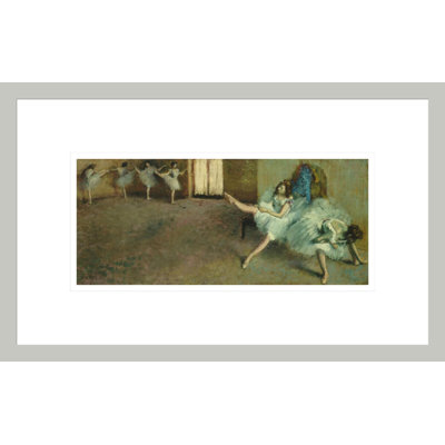 «Avant le ballet» par Edgar Degas, impression giclée sur cadre