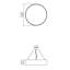 Cilíndrico 1 - Light LED Chandelier-99842644-99842650