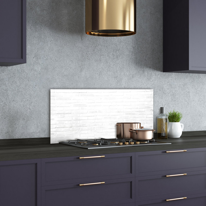Alaana 50cm W x 100cm L Glass Peel and Stick Panel