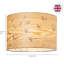 20cm H Plastic Drum Lamp Shade ( Screw On ) in Brown