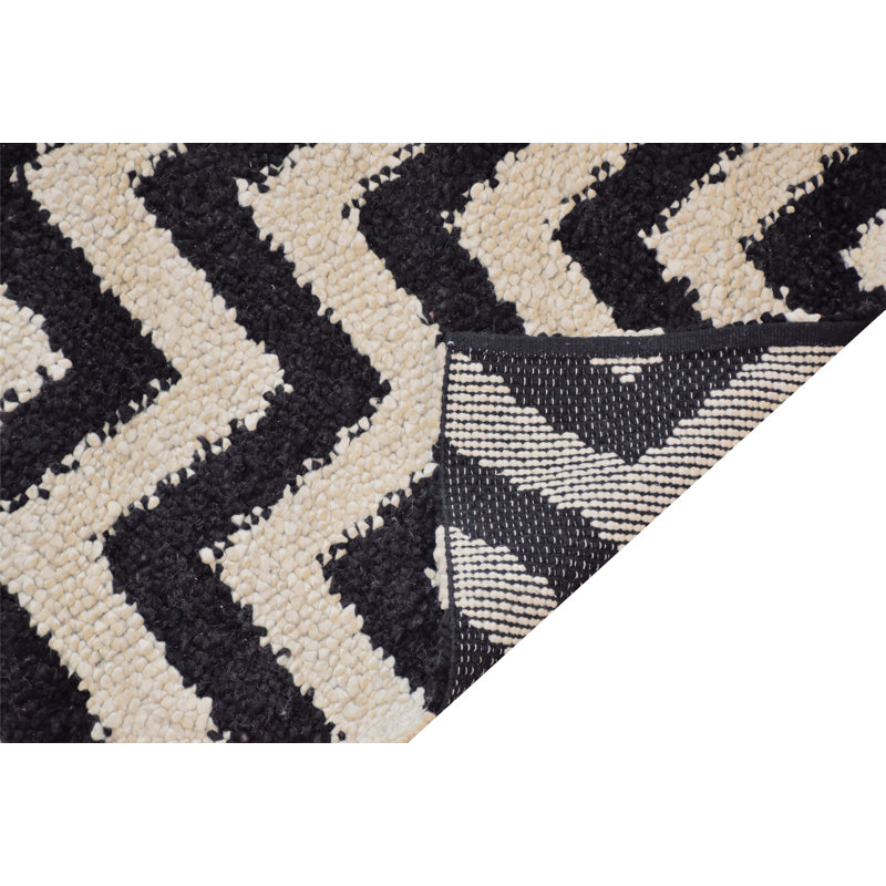 Elysiana Chevron Hand Woven 170cm X 240cm Area Rug