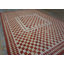 Flatweave Wool Checkered Area Rug