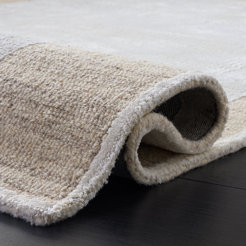 Laine touffetée à la main Glamour Rayonne / viscose Tapis d'intérieur en coton, Rectangle 5 pi 0 po x 8 pi 0 po