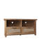 Meuble télé avec tiroirs et tablettes Modern Media Console