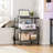 30.3'' H x 23.6'' W Printer Stand with Charging Station And Wheels-101271469
