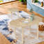Table de salle à manger en pin massif peu encombrante, table de cuisine ronde extensible pour les petits espaces