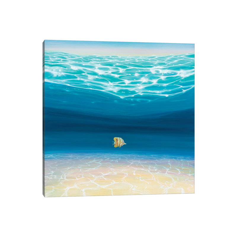 Gill Bustamante Print, 18" H x 18" W x 1.5" D, Black Framed Canvas, No Mat