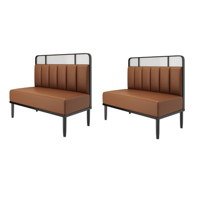 Banc rembourré en similicuir Modern Modern