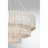 9-Light Chandelier in Blanco