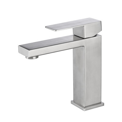 Robinet de salle de bain à cascade, robinet de meuble-lavabo à poignée simple